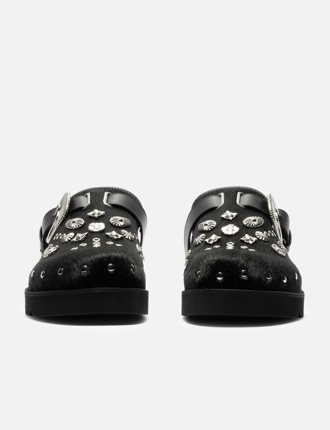 HBX Exclusive Black Pony Mule view 8