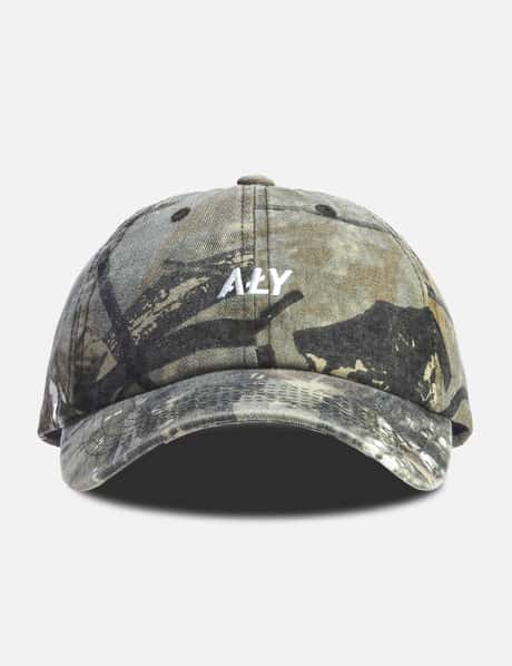 ALY "Aly Distressed Logo Tree Camo" Washed Cap