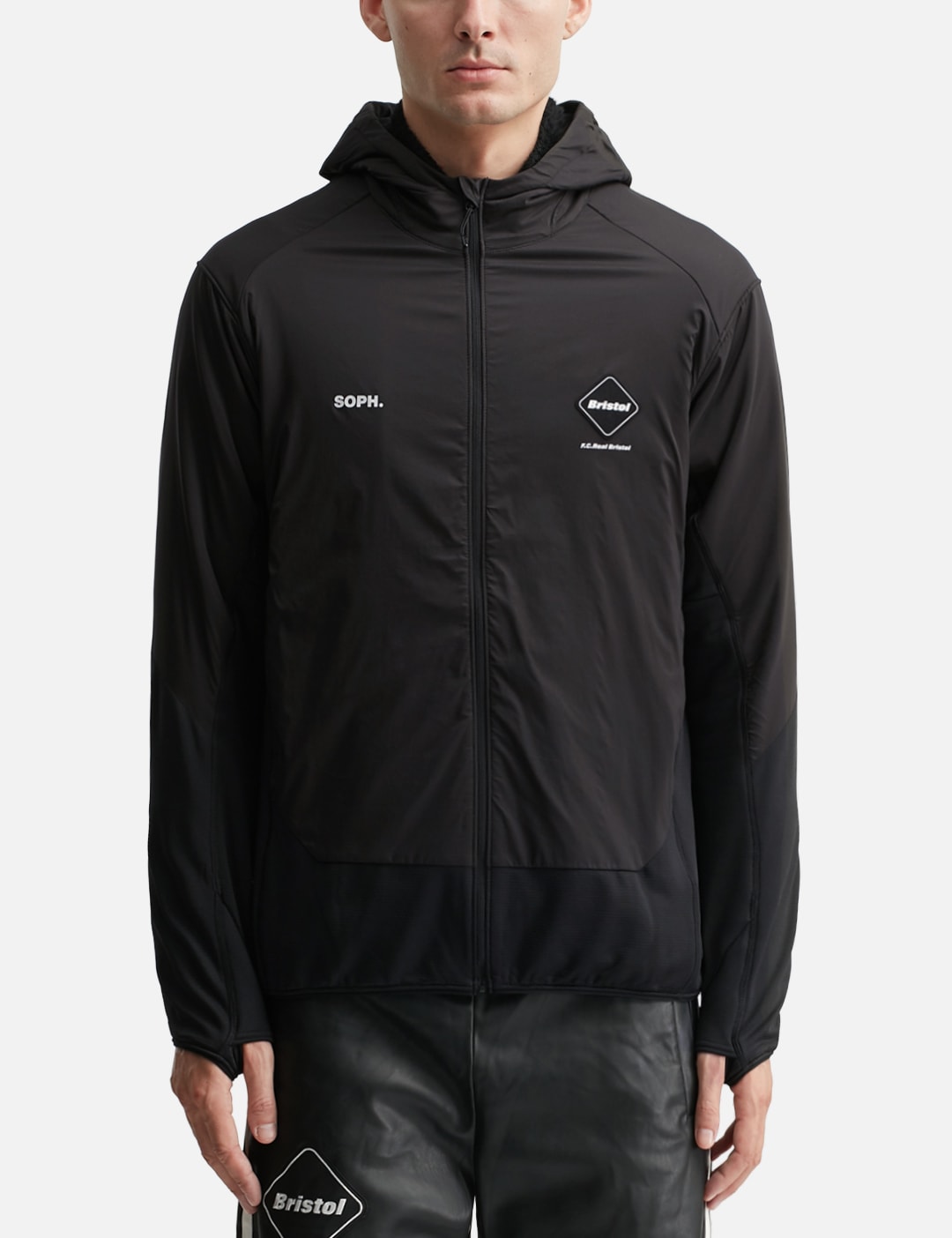 Grid Fleece Hybrid Hoodie view 18