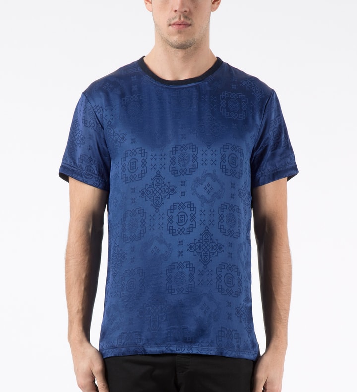 Navy Reversible Silk T-Shirt Placeholder Image