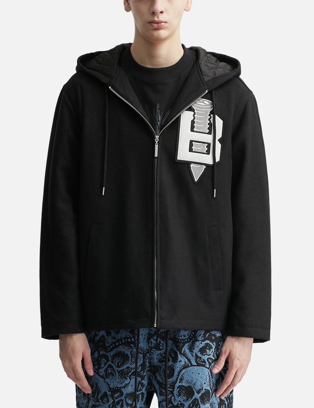 Wool Zip Hood view 12