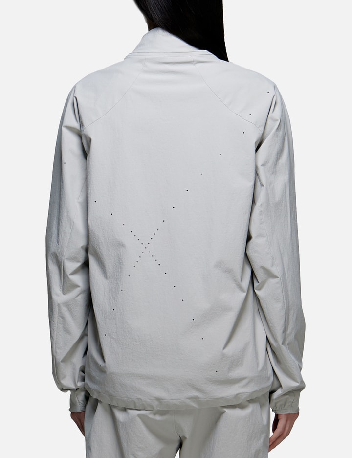 Hypegolf X Post Archive Faction (paf) Perforated Windbreaker In Grey