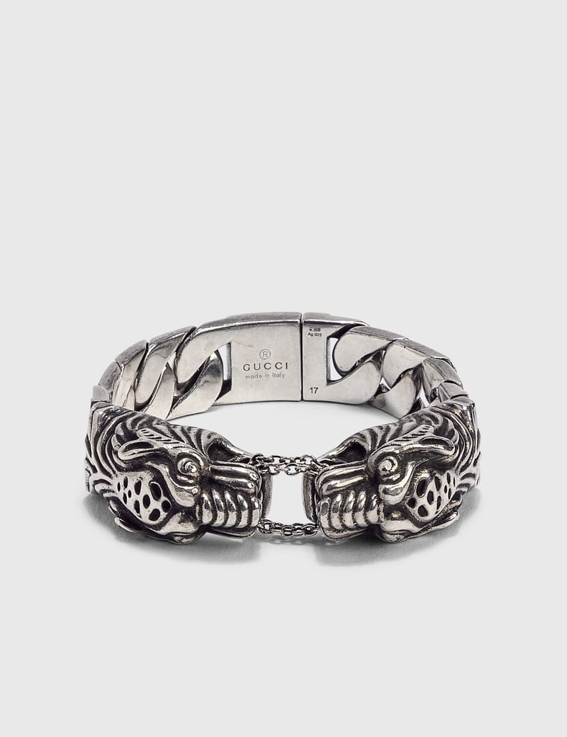 gucci bracelet mens tiger