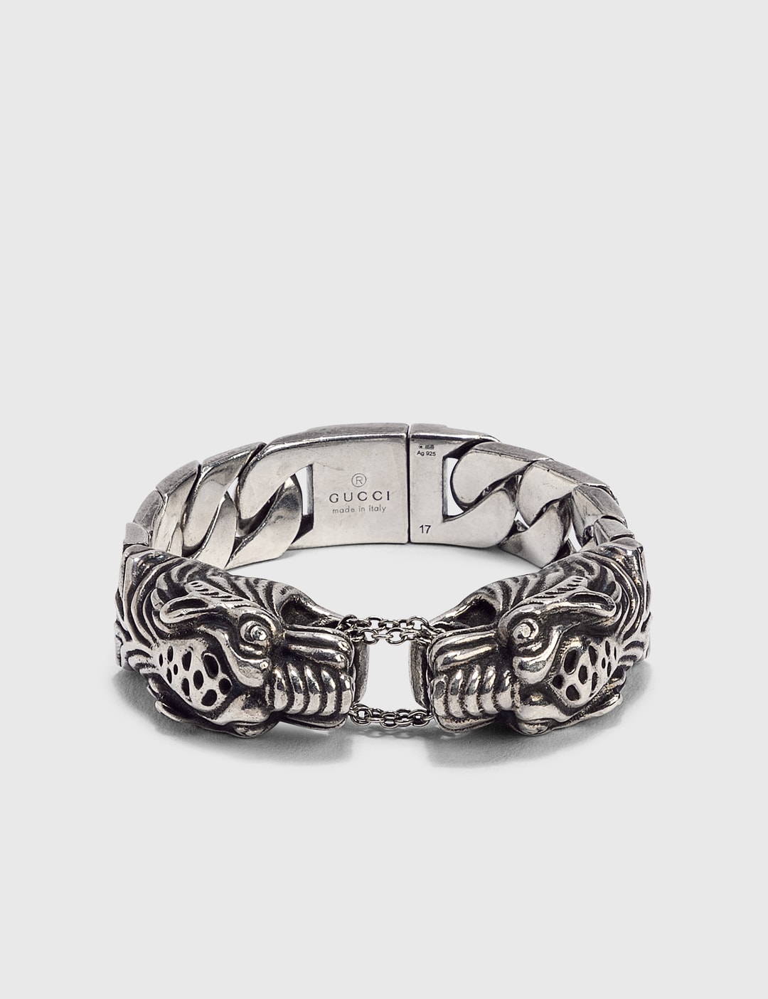 Gucci - Gucci Tiger Silver Bracelet | HBX - Globally Curated Fashion and  Lifestyle by Hypebeast