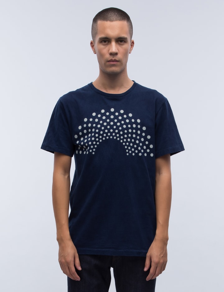 Indigo "bassen" Dot Spread Printed S/S T-Shirt Placeholder Image