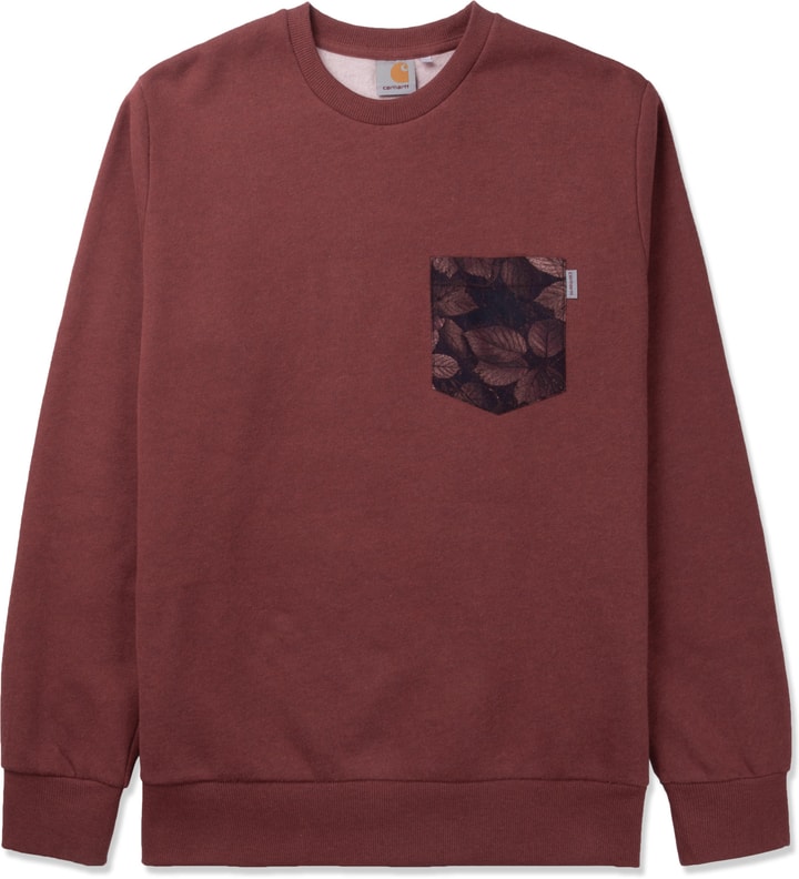 Tuscany Heather/Tuscany Eaton Pocket Crewneck Sweater Placeholder Image