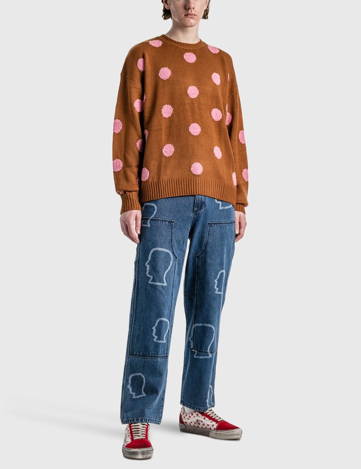 Polka Pile Crewneck Sweater Placeholder Image