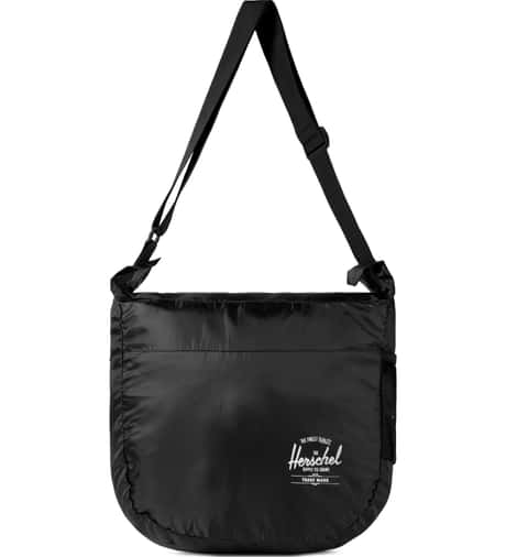 Herschel Supply Black Packable Messenger Bag HBX