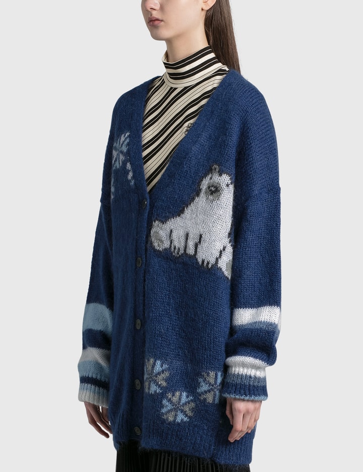Oversized Bear Cardigan In Mohair Placeholder Image