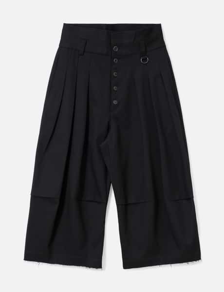 TEAM WANG design Acceptance High-waisted Scimitar Trousers