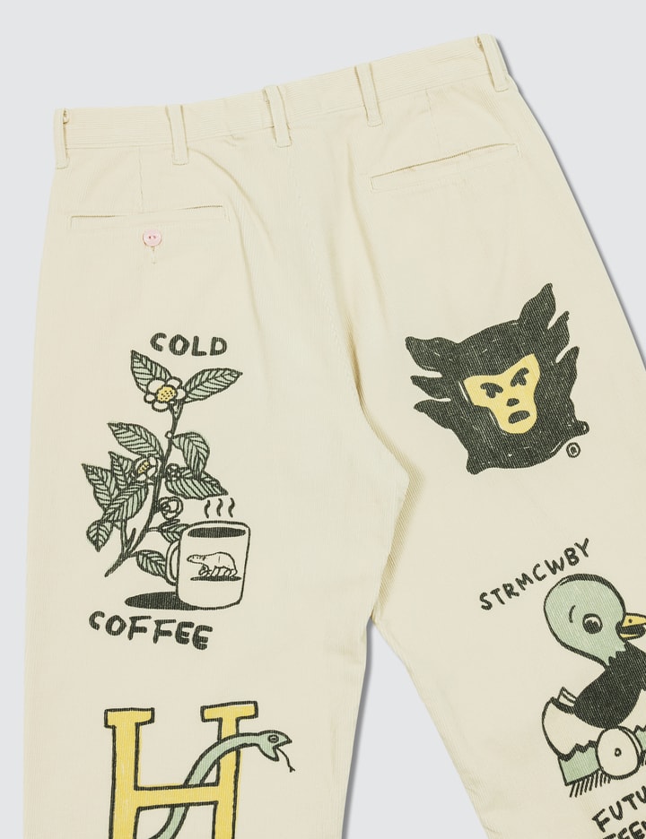 Corduroy Print Pants Placeholder Image