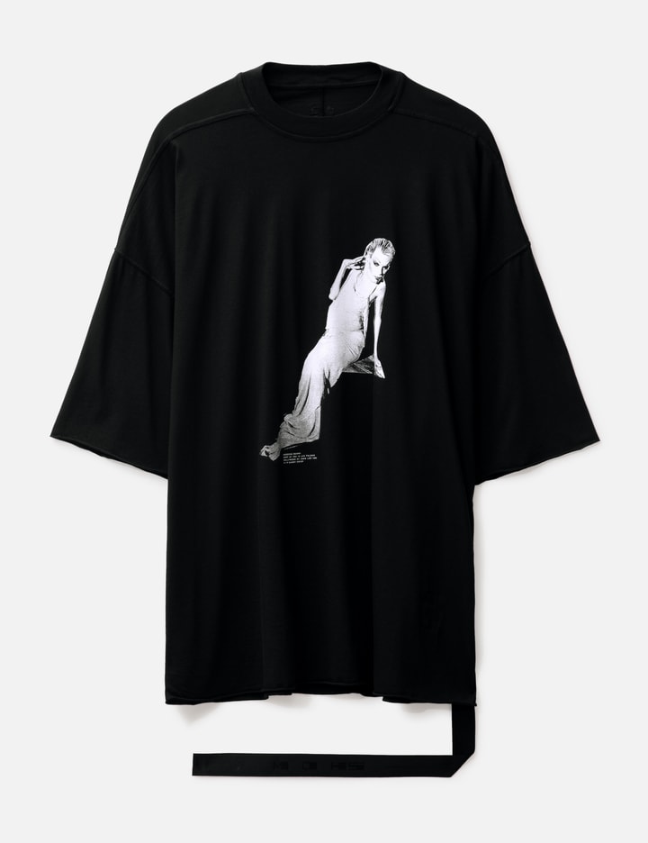 Rick Owens Drkshdw Lido Tommy T-shirt In Black