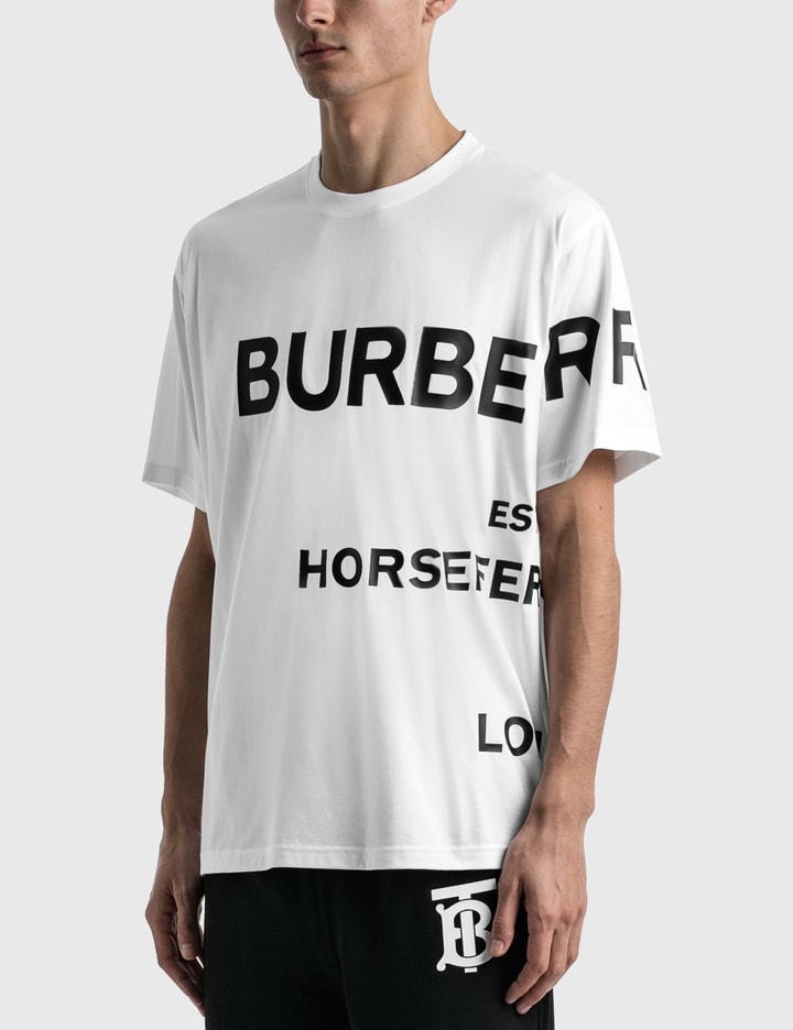 Horseferry Print Cotton Oversized T-shirt Placeholder Image