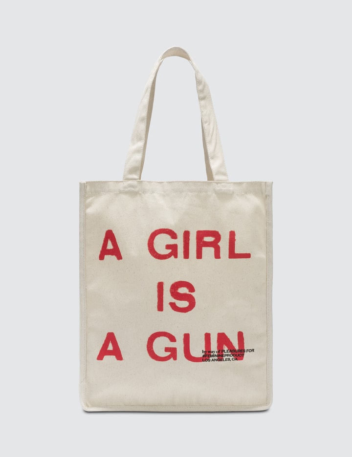 A Girl is a Gun Tote Bag Placeholder Image