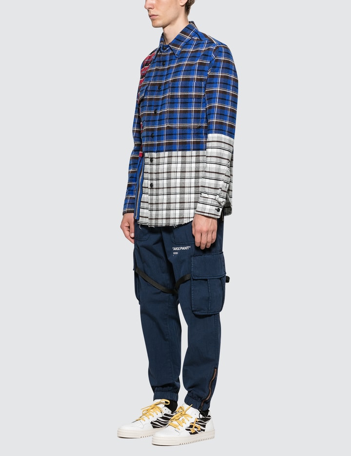 Off-White™ - Check Reconstructed Shirt | HBX - Globally Curated 