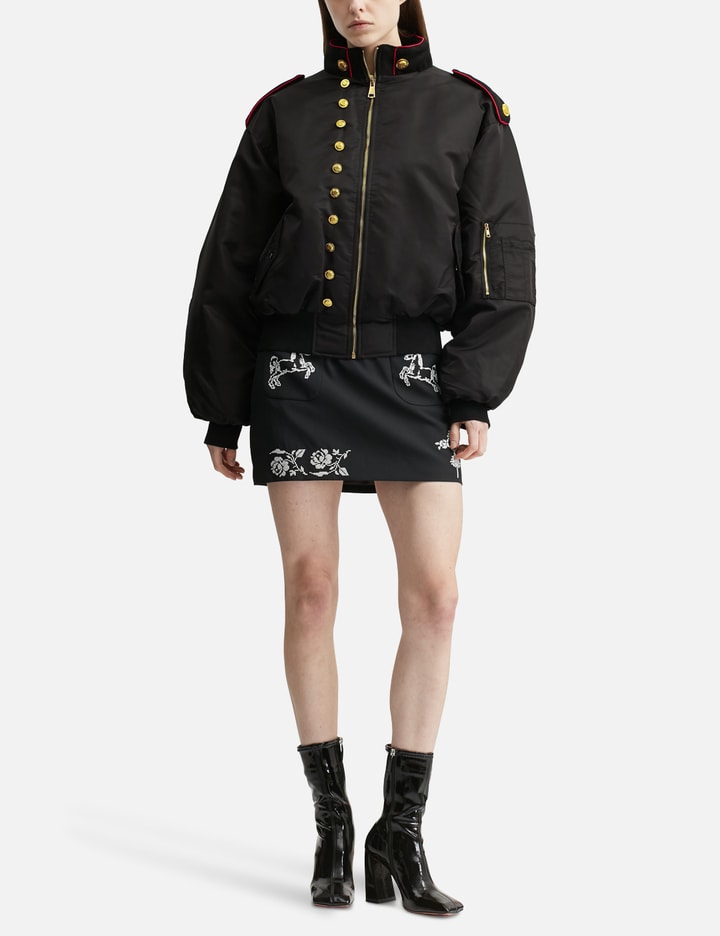 Praying Marching Band Jacket In Black