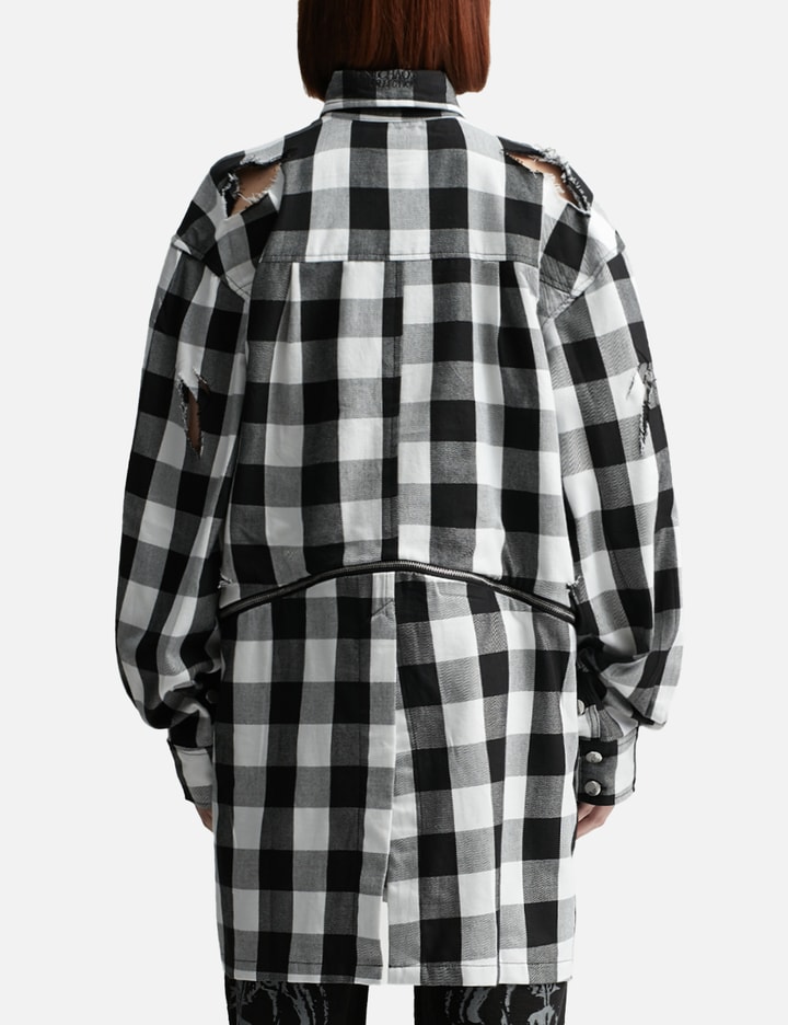 REVERSIBLE DESTROYED FLANNEL SHIRT Placeholder Image