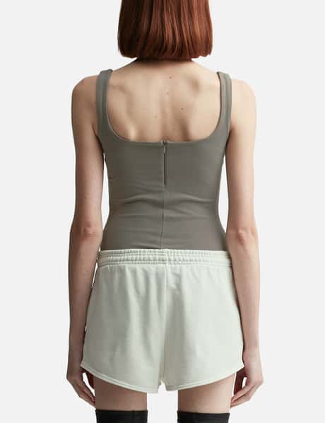 Square Neck Bodysuit (Cotton Spandex) view 10