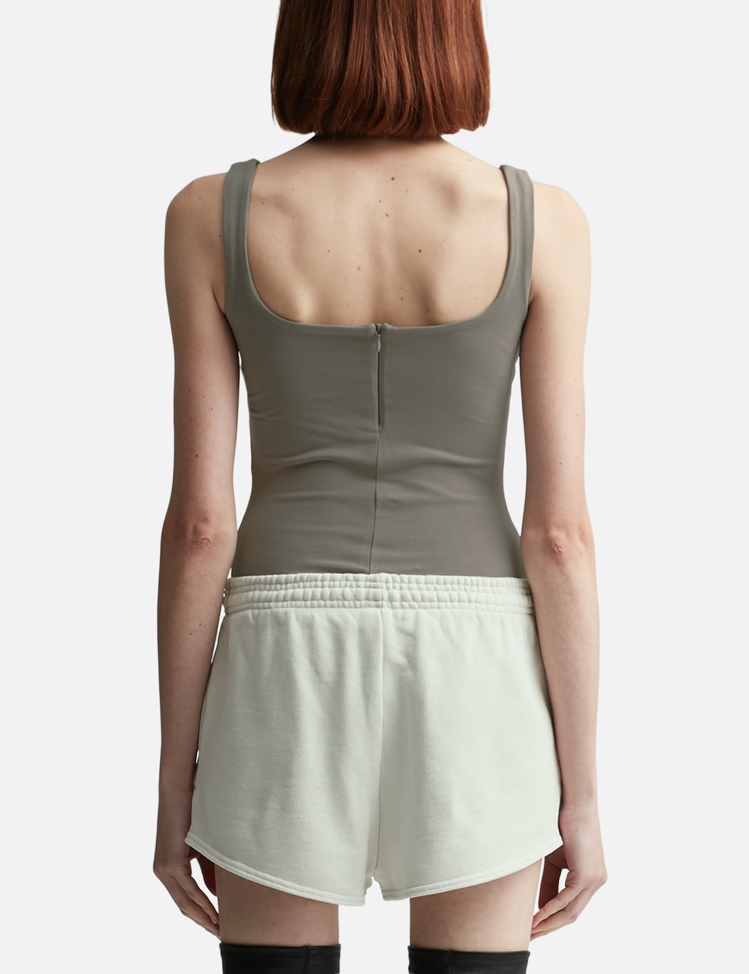 Square Neck Bodysuit (Cotton Spandex) view 11