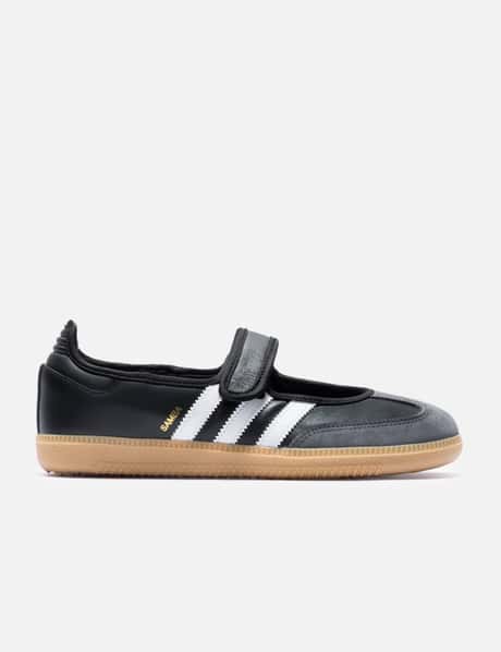 adidas Originals Samba Jane - Classic leather sneaker with velcro strap | HBX adidas Originals Samba Jane - Classic leather sneaker with velcro strap | HBX