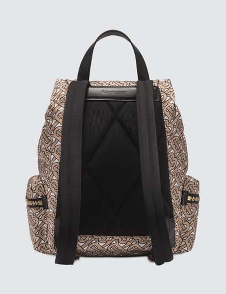 Burberry - The Medium Rucksack In Monogram Print Nylon | HBX display picture 1