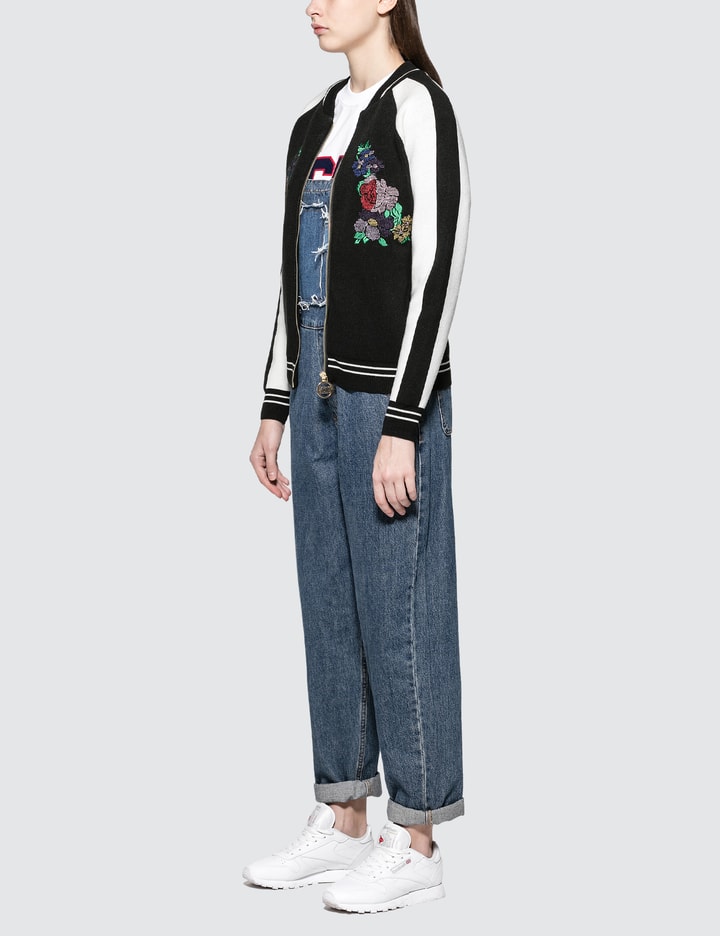 Short Flower Bomber Jacket Placeholder Image
