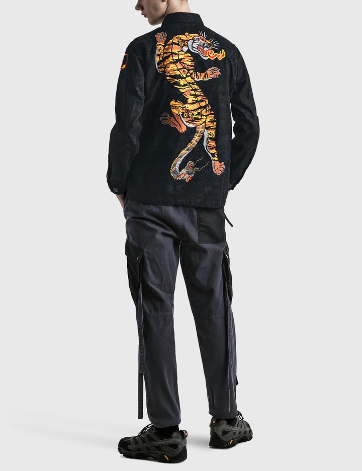 CAMO TIGER EMBROIDERED SHIRT Placeholder Image
