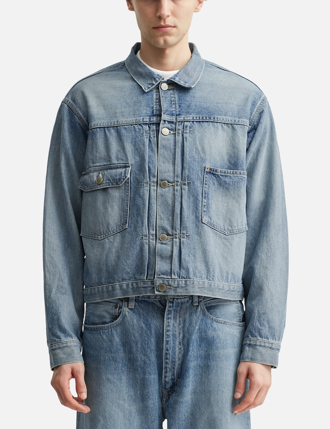Time Travel Trucker Jacket 1977wash view 11