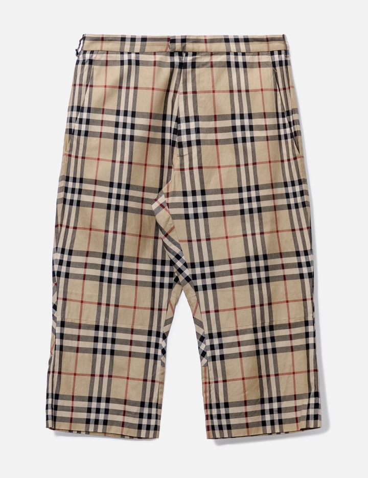 BURBERRY CHECKED OVERKNEE SHORTS Placeholder Image