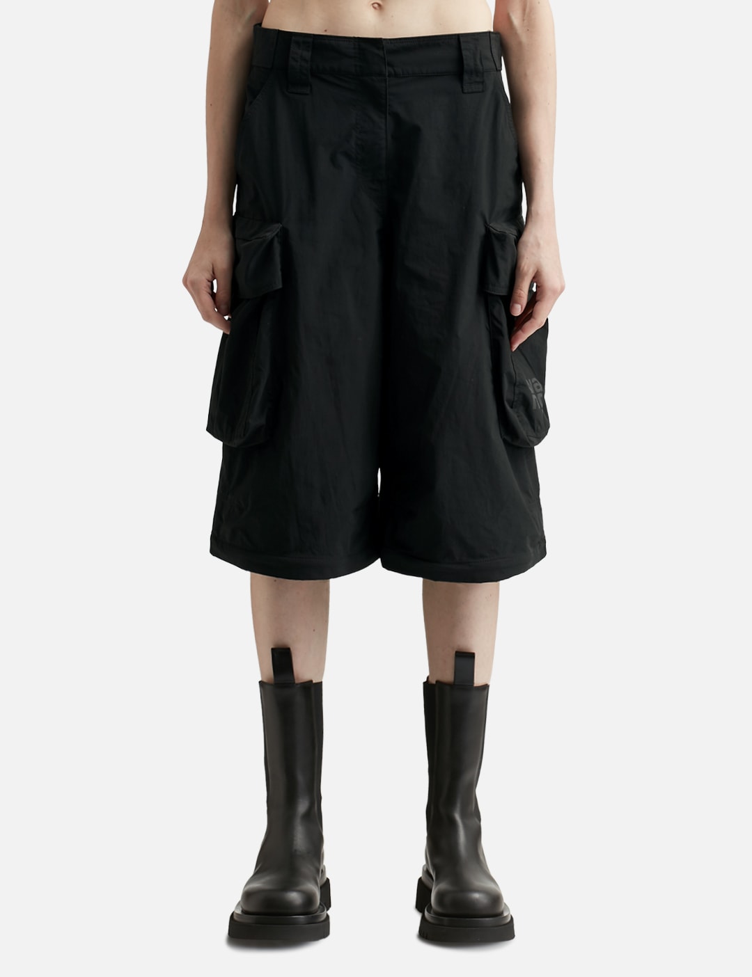 BIG POCKET KNEE ZIP CARGO PANTS view 16