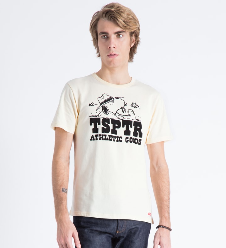 Antique White Lazy Dog S/S T-Shirt Placeholder Image