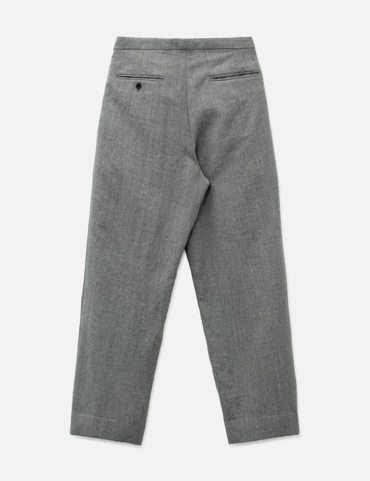 Kaptain Sunshine Wool Herringbone Easy Trousers