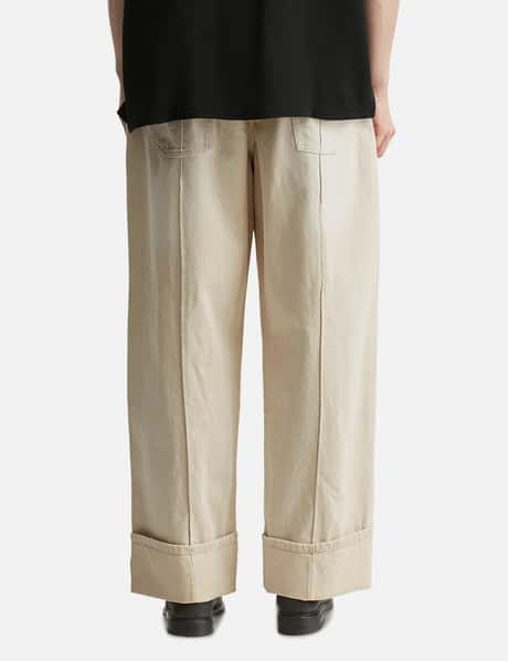 Khaki High Waisted Denim view 13
