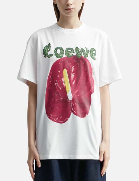 Loewe 로에베 안투리움 플라워 티셔츠