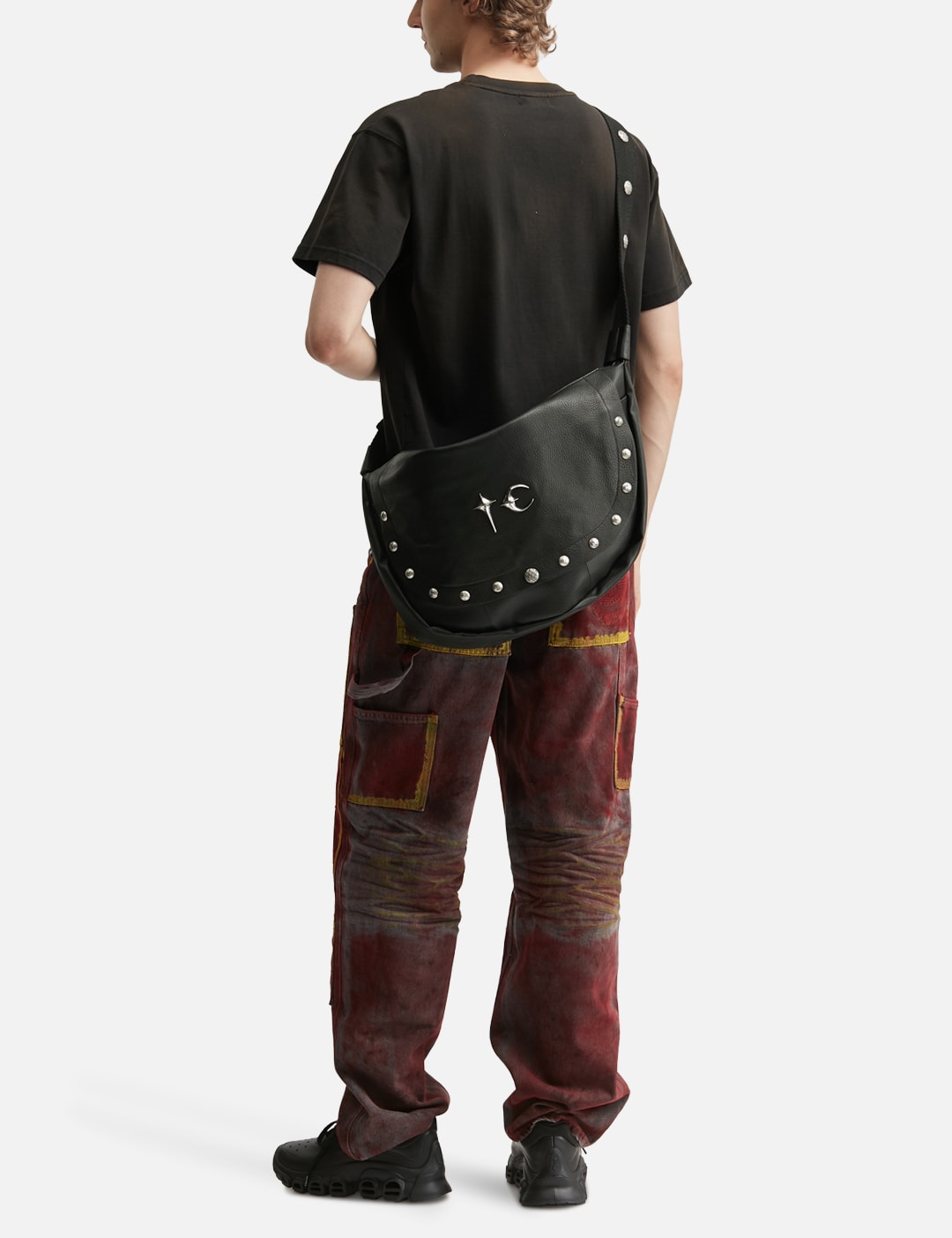 Goat Skin Dragon Messenger Bag view 18