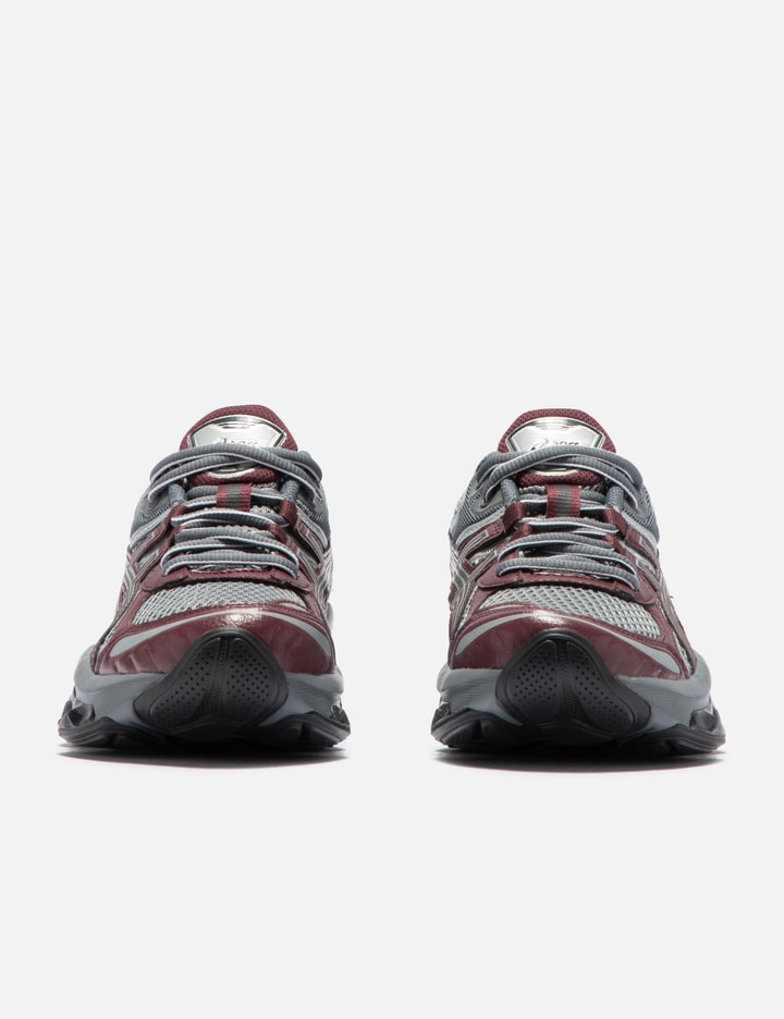 Asics Multicolor Mesh And Rubber Gel Quantum Kinetic Sneakers In Grey