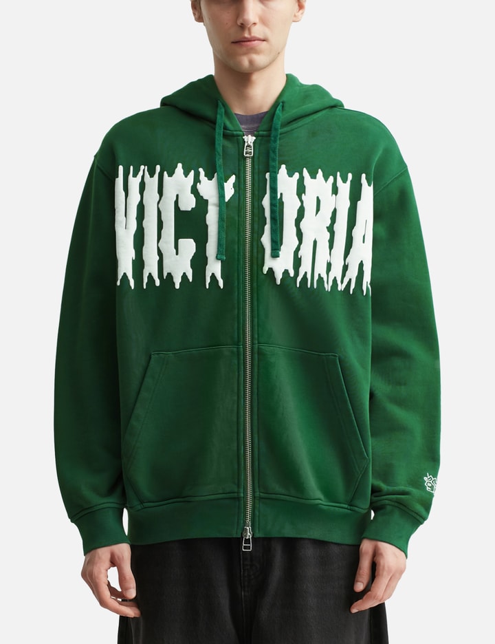 Spiky Script Zip Hooded Sweatshirt Placeholder Image
