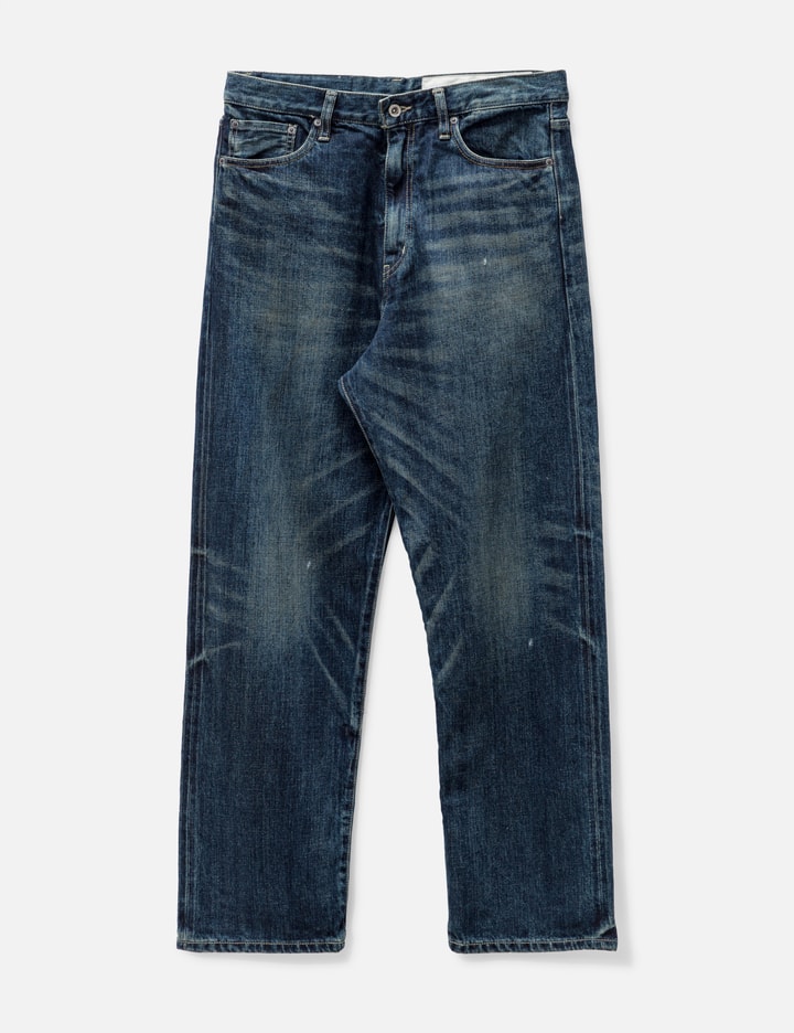 NEIGHBORHOOD - Washed Denim DP Basic Pants | HBX - Globally 