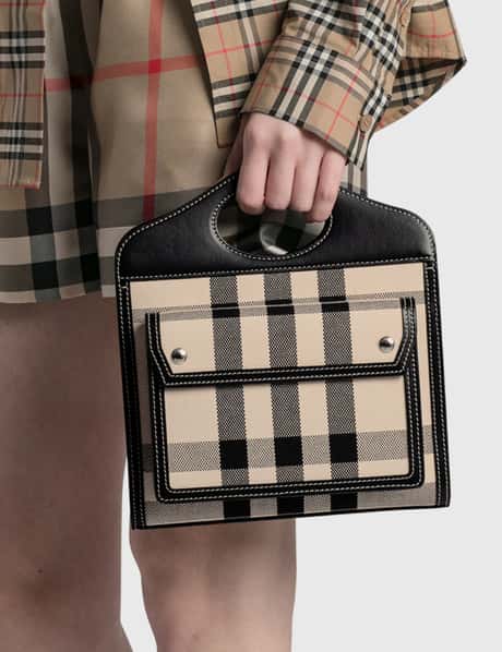 burberry mini check canvas backpack Jeff Navy/Grey Introducing the Check Beige Backpack Burberry - Mini Check Canvas