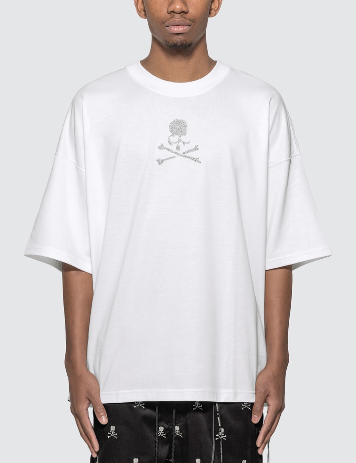 Glass Beaded Skull Oversized T-shirt Placeholder Image