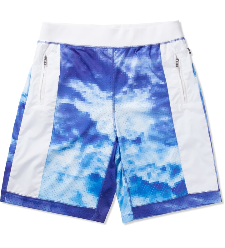Blue Digital Cloud Shorts Placeholder Image