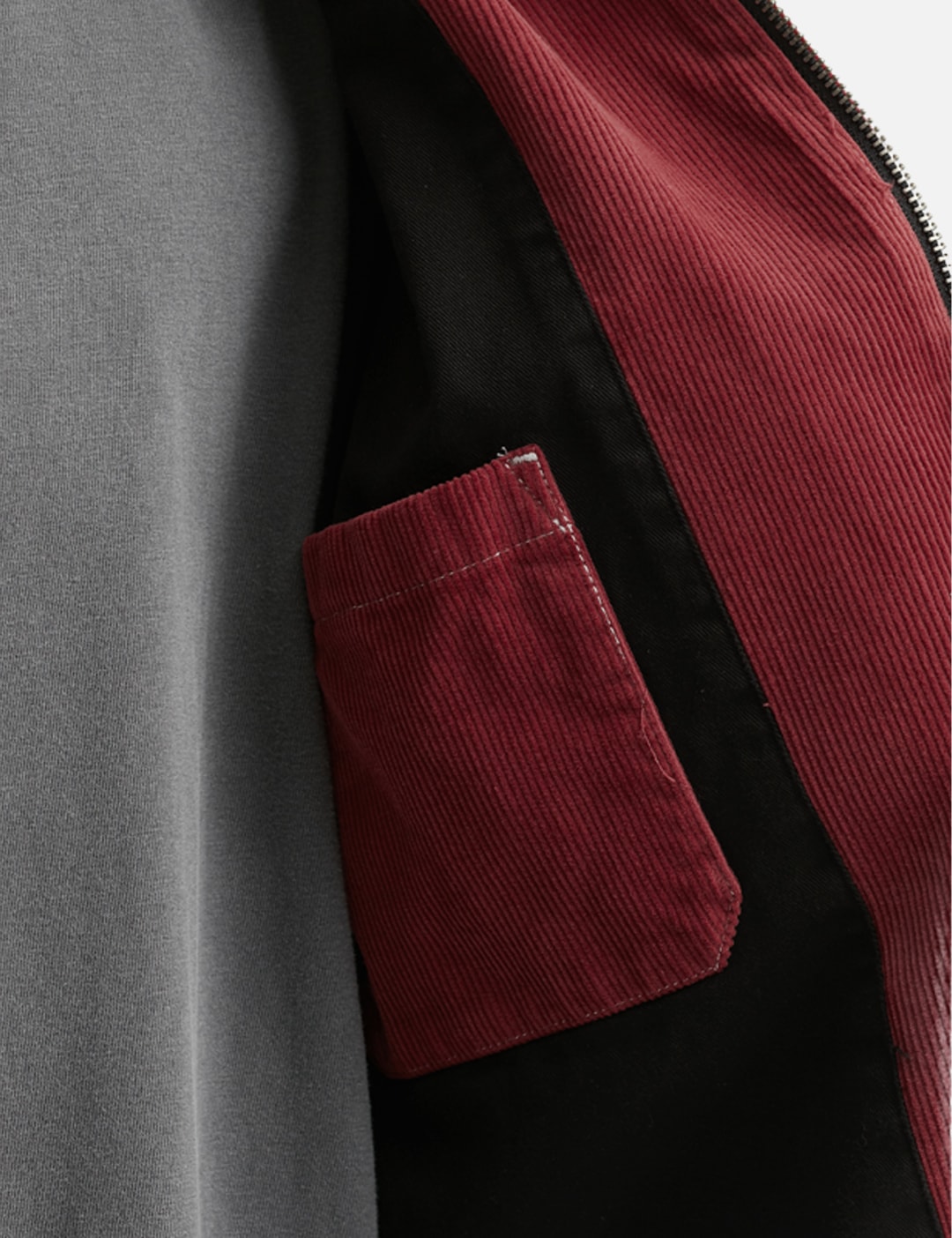 Garment Dyed Corduroy Zip Jacket view 18