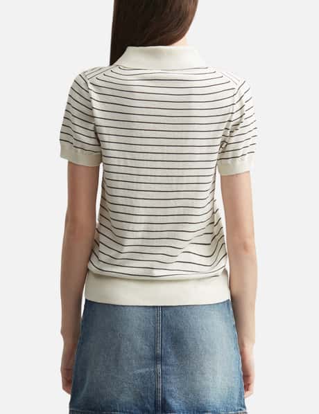 Fitted Striped Polo view 12
