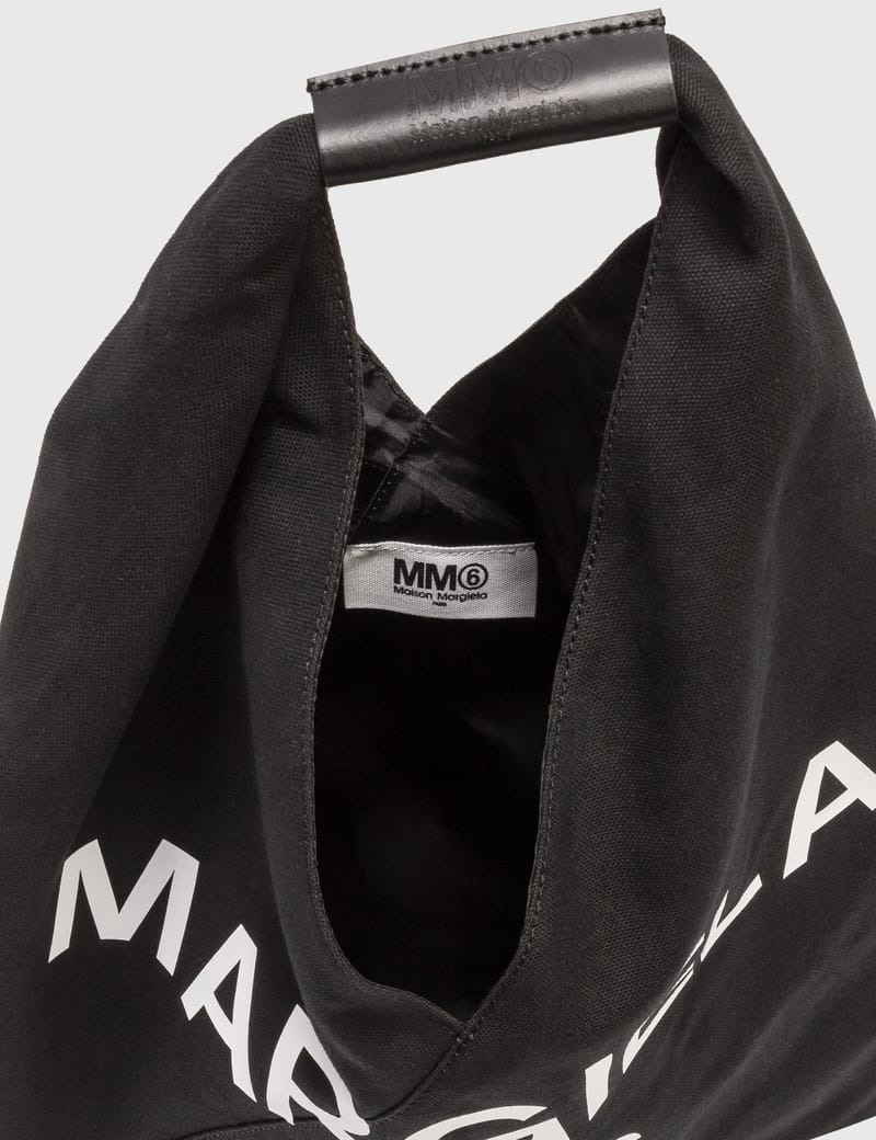 買取店舗【a4サイズ収納可】MM6 ロゴ プリント Japanese バッグ バッグ