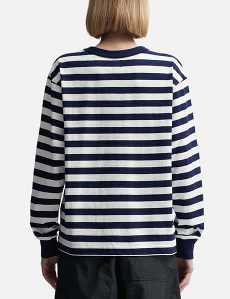 Human Made - STRIPED L/S T-SHIRT | HBX - Globally Curated Fashion 