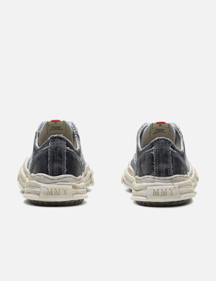 “HANK” OG Sole Bleach-Wash Denim Canvas Low-Top Sneaker Placeholder Image
