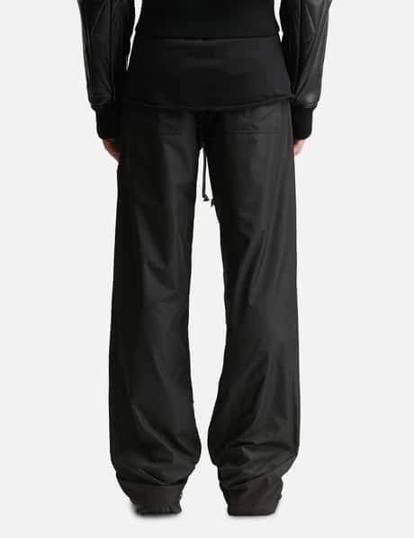 Moncler + Rick Owens Straight Leg Taffeta Trousers view 12