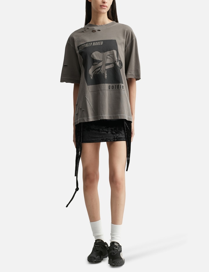 Naked Distressed Washed T-Shirt Placeholder Image