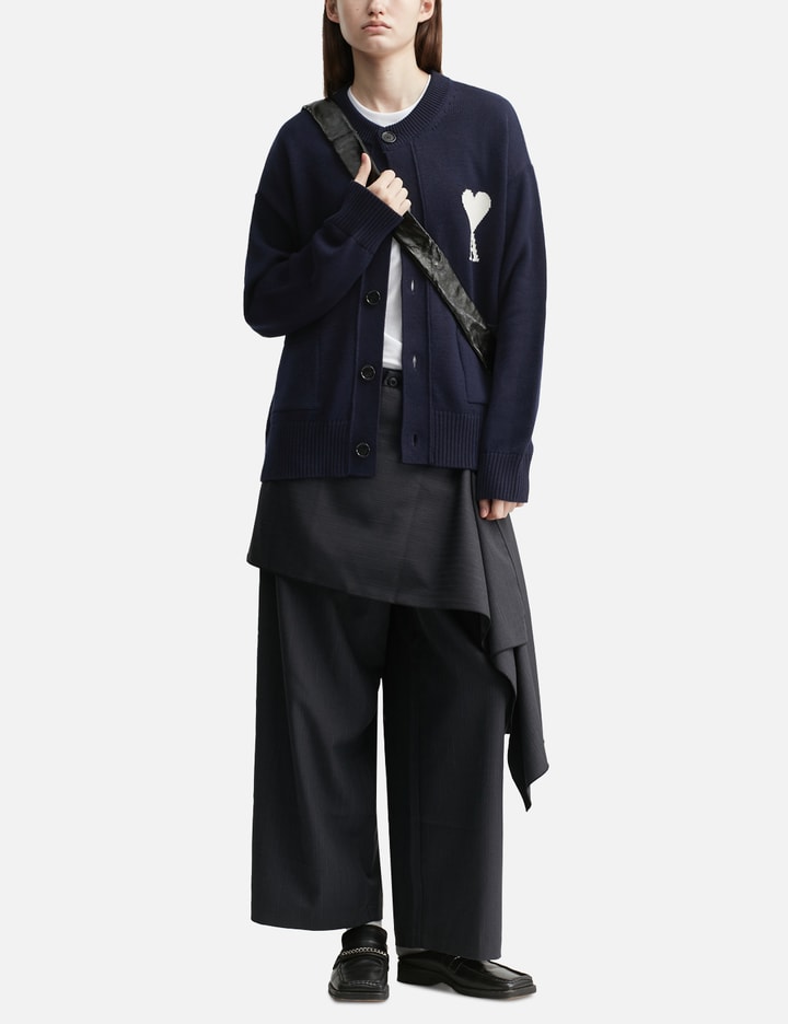 Ami Crewneck Ami De Coeur Cardigan