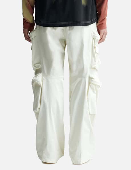 Cargo Pants In Stretch Cotton Satin view 12